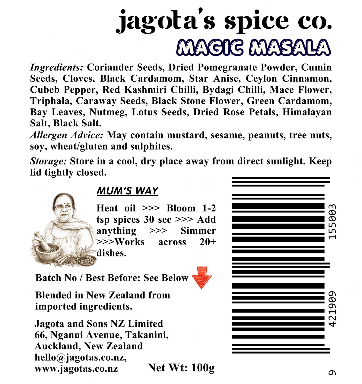Magic Masala - No Onion No Garlic