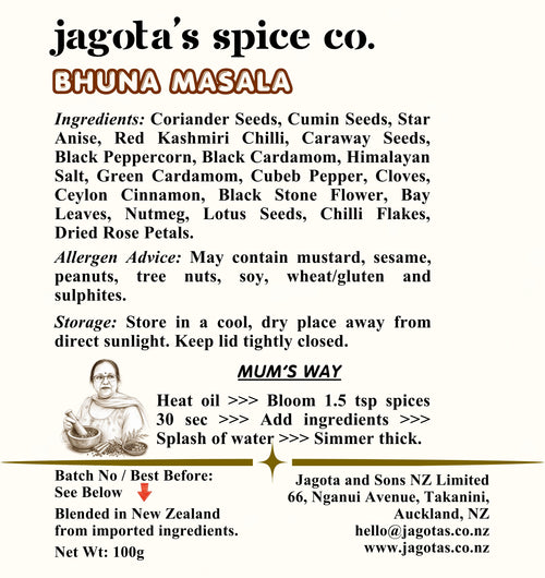 Bhuna Masala - No Onion No Garlic