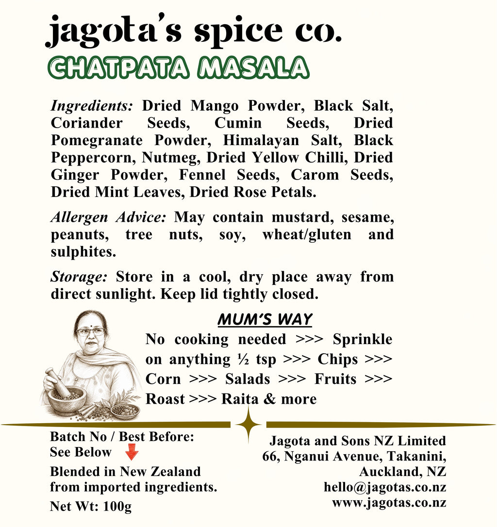 Chatpata Masala - No Onion No Garlic