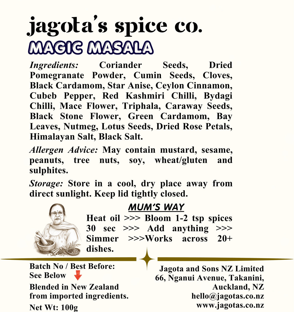 Magic Masala - No Onion No Garlic